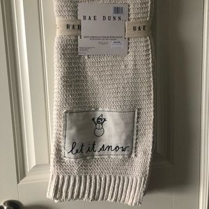 Rae Dunn Let It Snow Throw Blanket